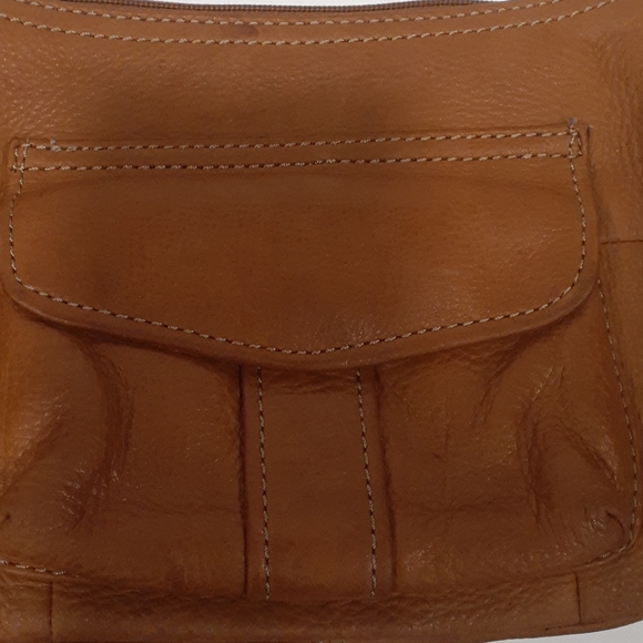 Fossil Y2k  leather Brown shoulder bag - Picture 4 of 16